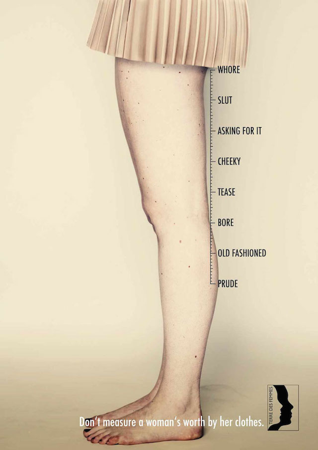 公益广告欣赏:不要用衣服衡量女人的价值