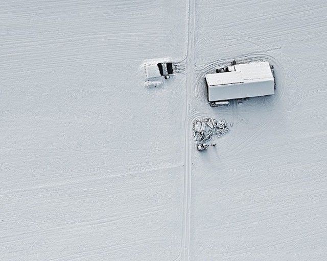 Bernhard Lang迷人的冬季景观航拍摄影作品