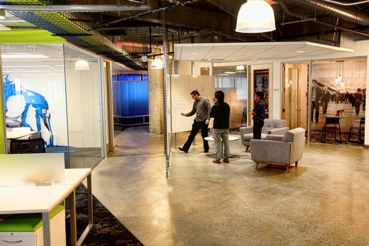 旧金山AppDynamics开放自由的办公空间设计