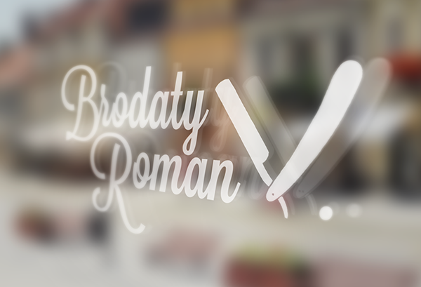 Brodaty Roman理发店品牌形象设计