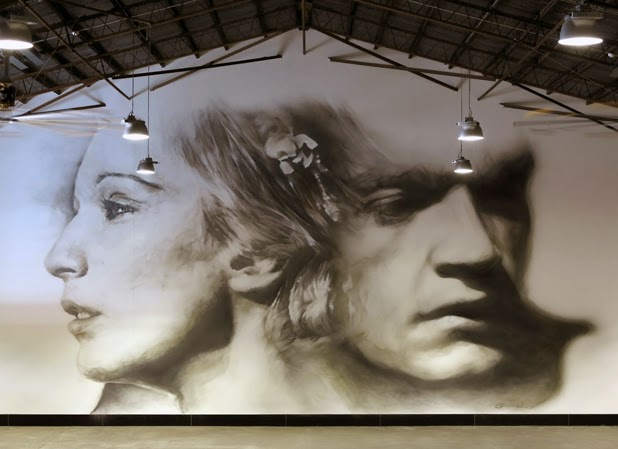 Guido van Helten街头肖像壁画作品