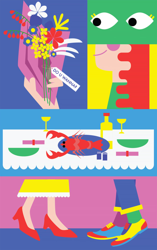 饱和的色彩和图腾意象的线条:Kiki Ljung插画欣赏