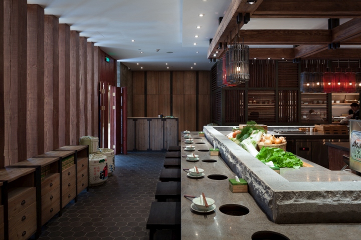 上海齐民有机火锅餐厅室内空间设计