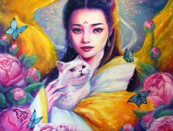 HuanLe中国风肖像插画欣赏