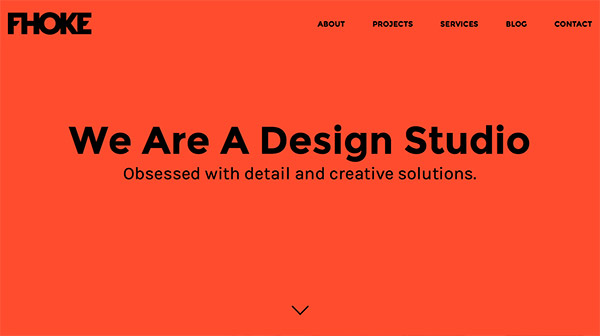 25个极简风格网页设计欣赏