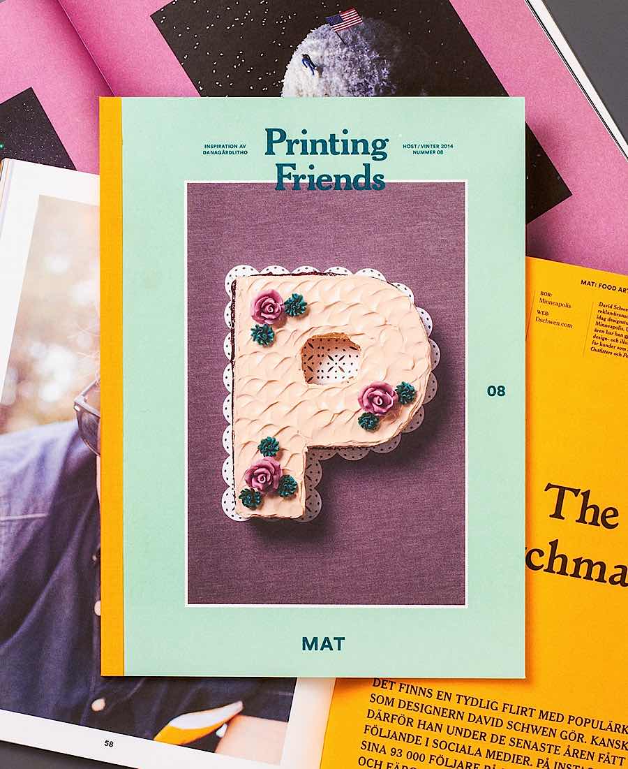 Printing Friends杂志版面设计