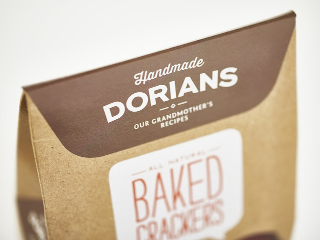 有趣的插画:Dorians饼干牛皮纸环保包装设计