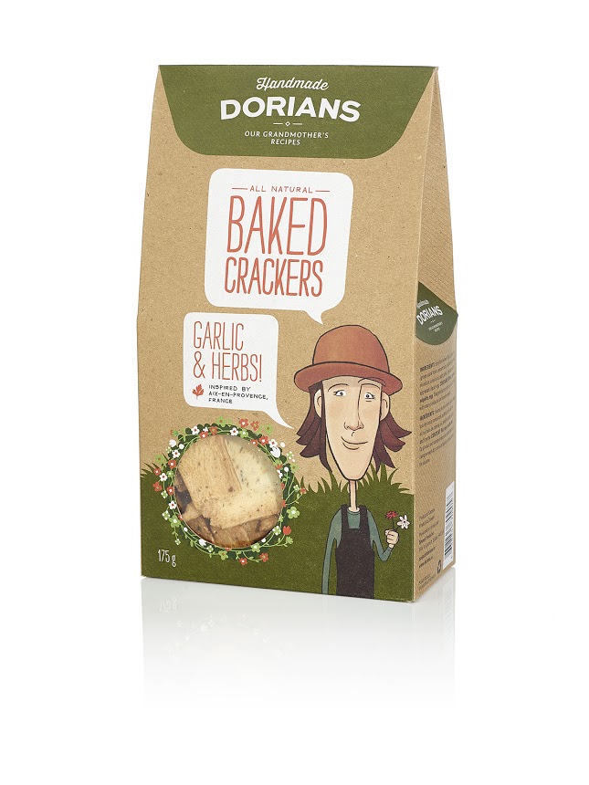 有趣的插画:Dorians饼干牛皮纸环保包装设计