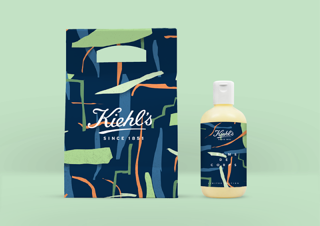 Kiehl's水果香味化妆品包装设计