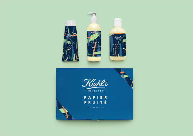 Kiehl's水果香味化妆品包装设计