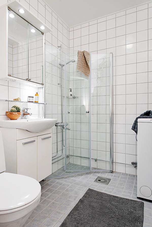 哥德堡极简纯白的北欧风格公寓设计