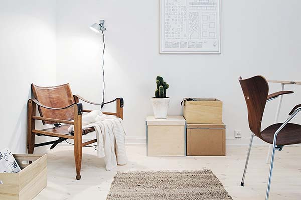 哥德堡极简纯白的北欧风格公寓设计