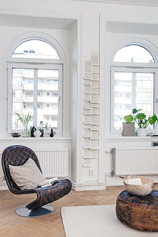 哥德堡极简纯白的北欧风格公寓设计