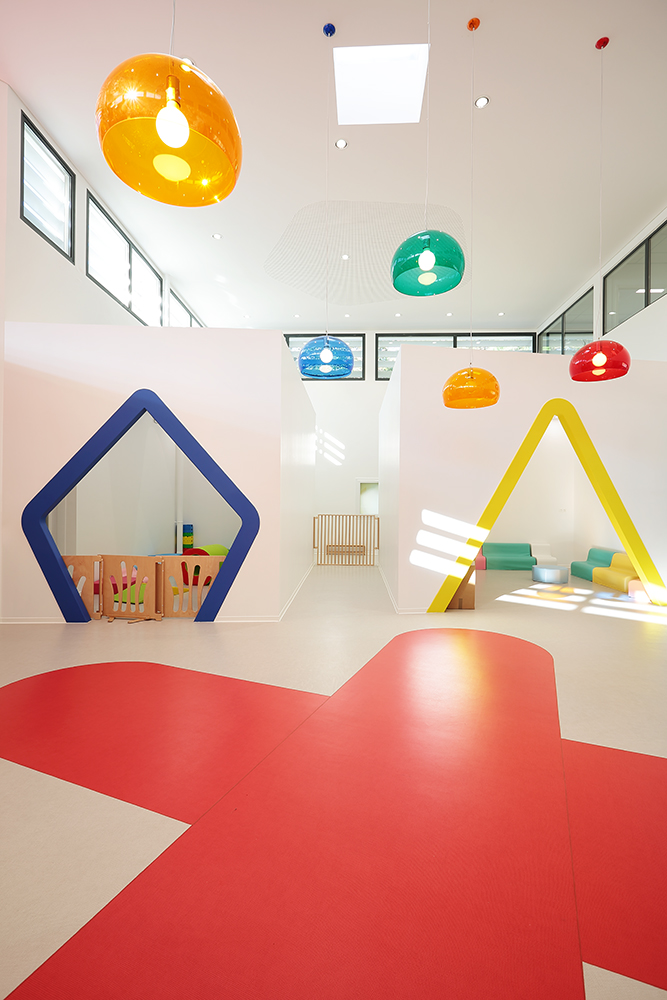 丰富的色彩和形状:法国充满童趣的托儿中心