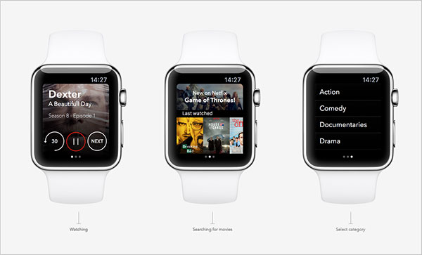 33个苹果手表App应用UI设计欣赏