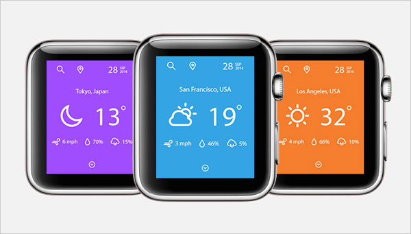 33个苹果手表App应用UI设计欣赏