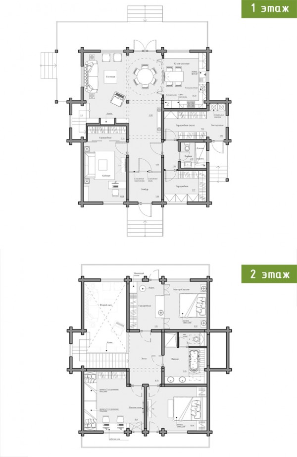 2个普罗旺斯风格公寓设计