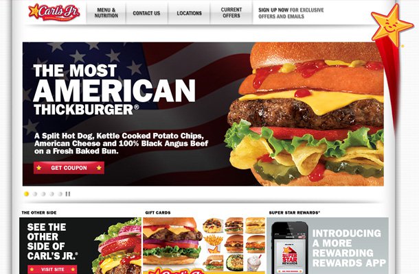 30个国外快餐品牌网站设计