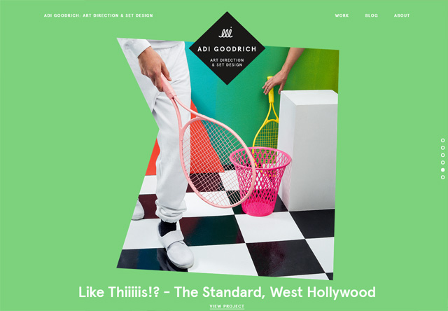 50个缤纷色彩的网站设计