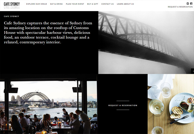 50个国外餐厅网站设计