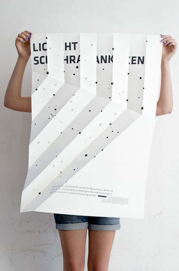 40个运用几何图形元素的创意海报设计