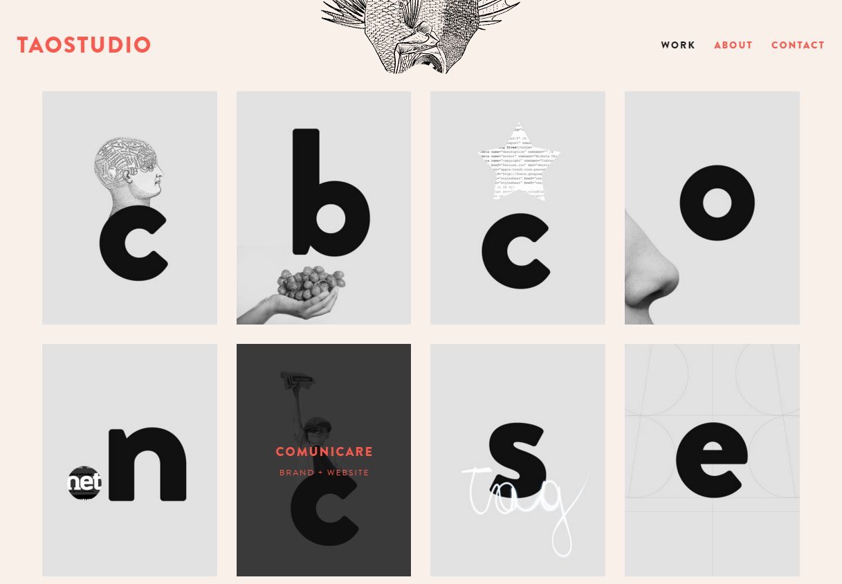 50个使用漂亮的字体和排版的国外网站设计