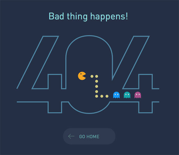 25个国外创意404错误页面设计