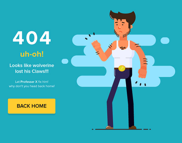 25个国外创意404错误页面设计