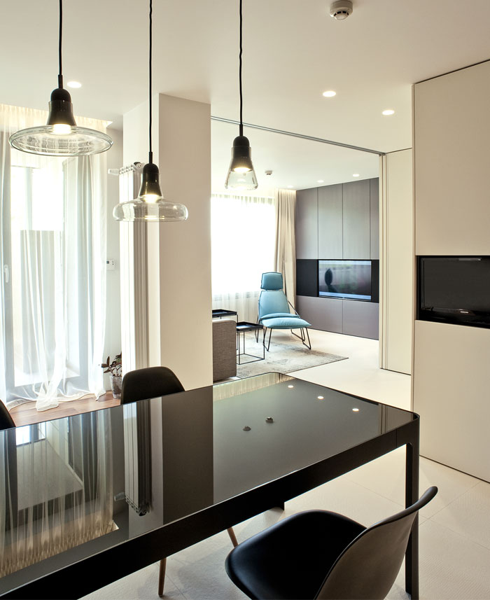 索非亚时尚的极简主义风格小公寓设计