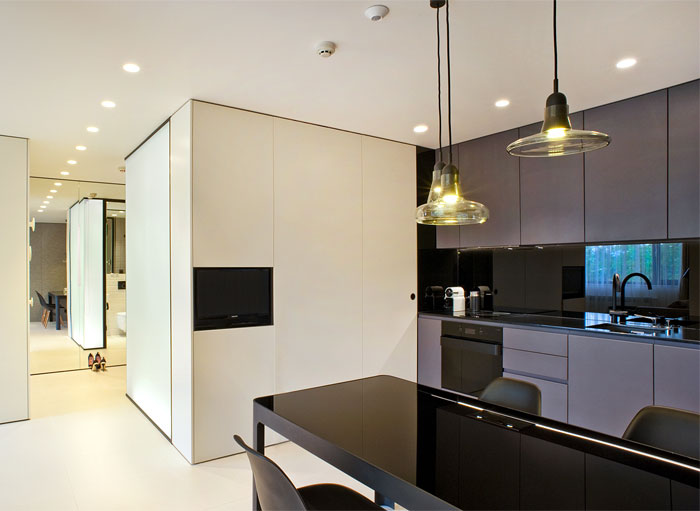 索非亚时尚的极简主义风格小公寓设计