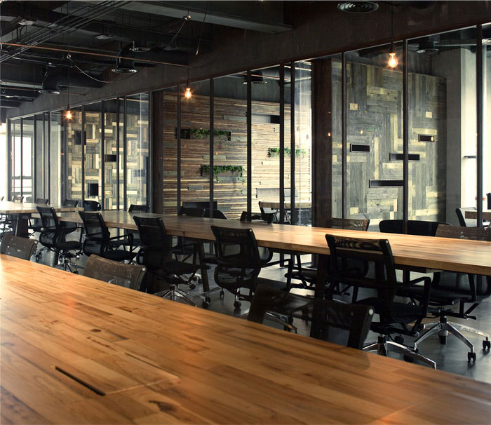 数字营销网络LEO上海总部开放式办公空间设计