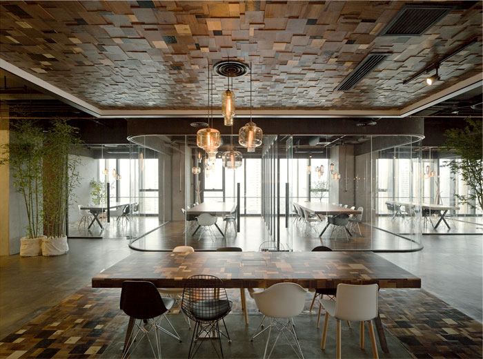 数字营销网络LEO上海总部开放式办公空间设计