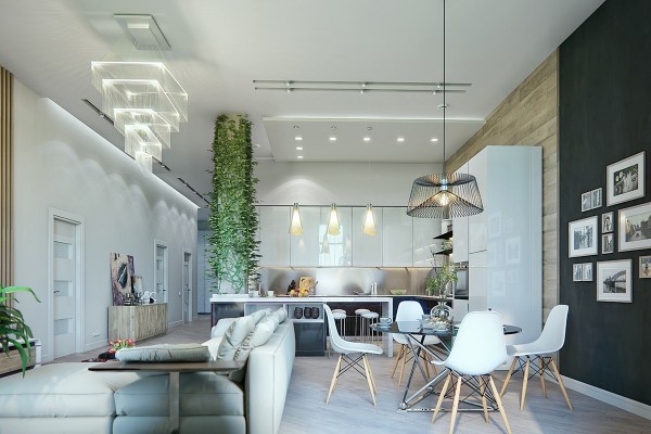 融合经典和超现代风格的家居餐厅装修设计