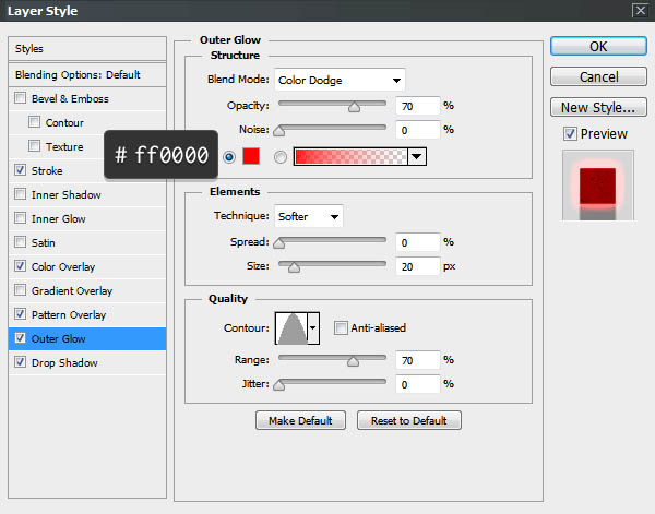 Photoshop制作炽热的纹理字