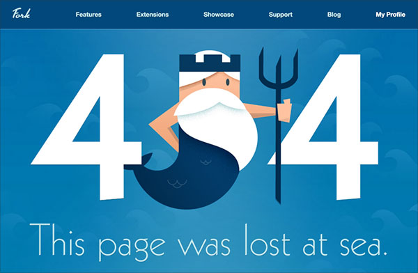 50个创意404错误页面设计