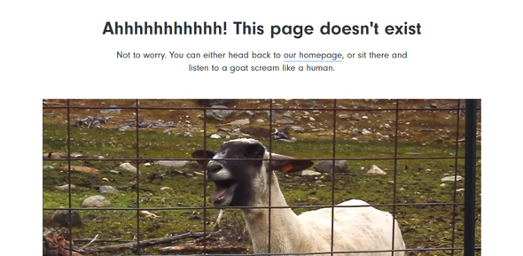40个创意有趣的404页面设计