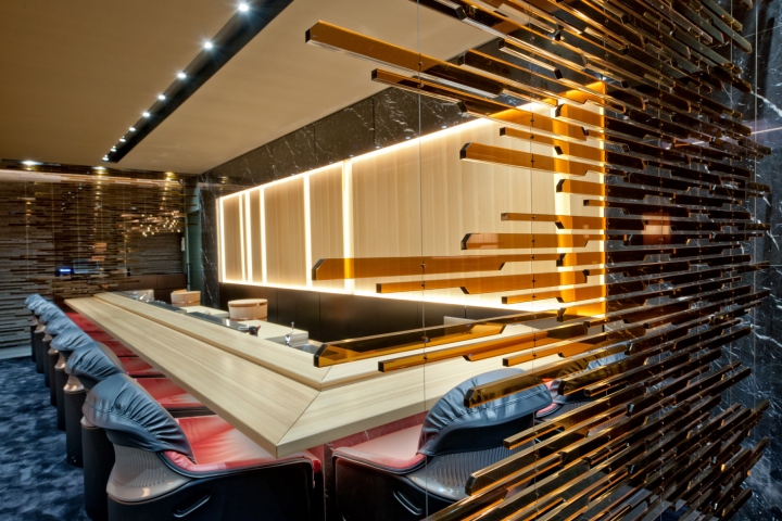 Sushi B日式餐厅空间设计