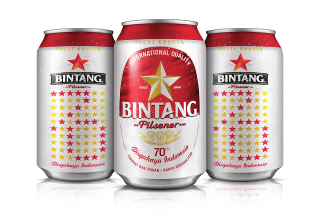 Bintang啤酒70周年纪念版包装设计