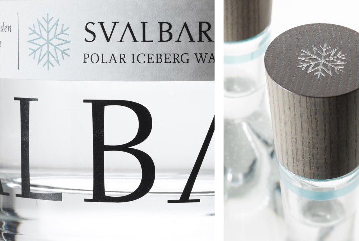 纯净唯美的Svalbardi Iceberg冰山水包装设计