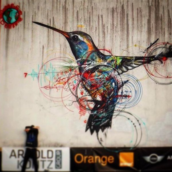 L7m鸟的街头涂鸦艺术