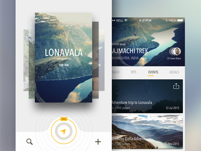 20个旅游App界面UI设计欣赏