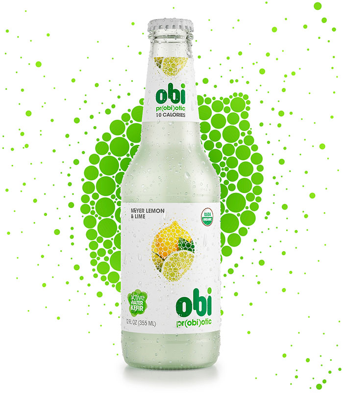 Obi Pr(obi)otic果汁包装设计