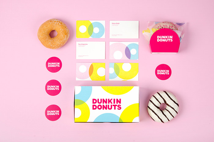 Dunkin Donuts甜甜圈包装设计