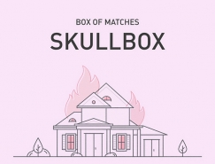 Skullbox火柴盒概念包装设计