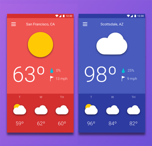 50个超棒的Material Design UI设计欣赏