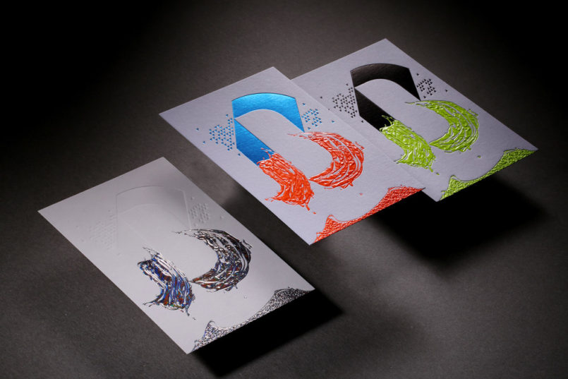 Atelier Bulk凸版卡片设计欣赏