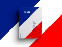 2016欧洲杯极简风格海报设计