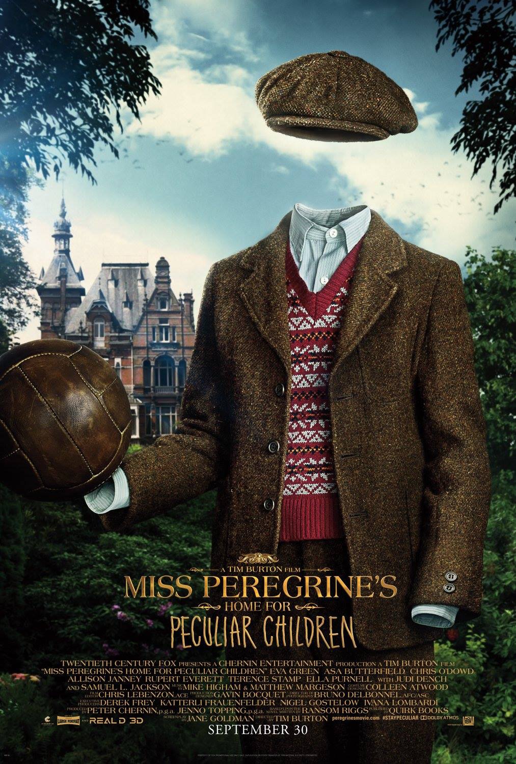 电影海报欣赏:佩小姐的奇幻城堡(Miss Peregrine's Home for Peculiar Children)