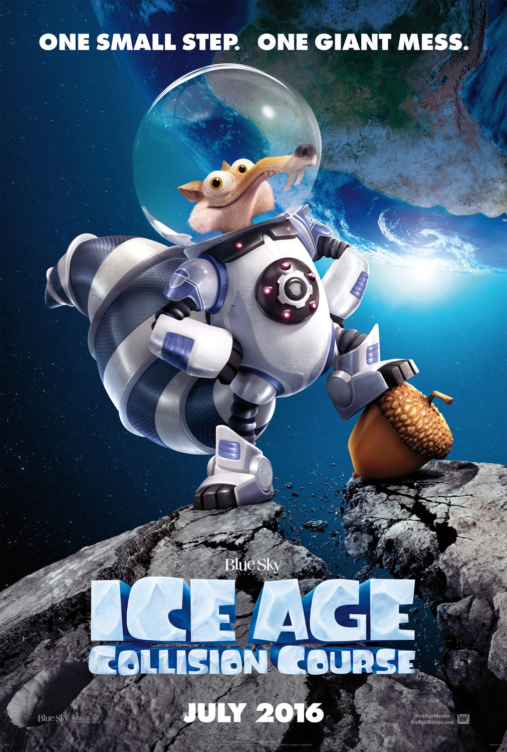 电影海报欣赏: 冰川时代5：星际碰撞