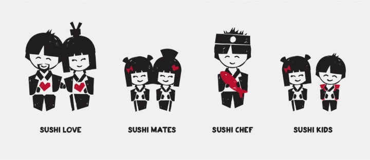 Sushi World寿司餐厅品牌形象设计